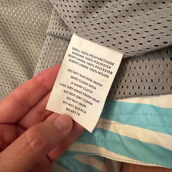 Charles River Cabana Stripe Rain Jacket – Seaside Tag (Size S) - Picture 3 of 7